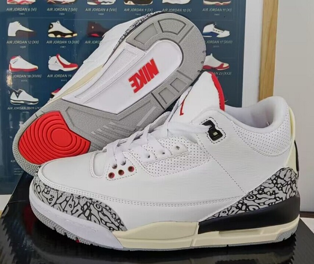 Air Jordan 3 Cement White Cement Reimagined [Cheap Jordans Shoes 3 61]